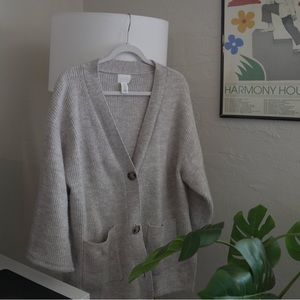 H&M bell sleeve knit sweater